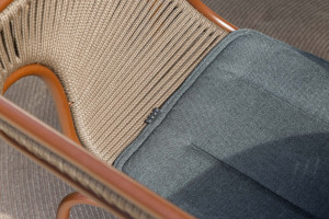 Веревочный садовый стул