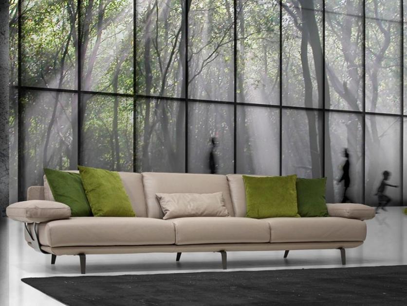 Aston Martin 3-х местный кожаный диван с обивкой V127 sun-id-1374896 - Вид №1