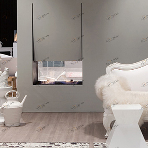 Камин двухсторонний на биоэтаноле CANTOBC144F Antonio Lupi CANTO DEL FUOCO встраиваемый Antoniolupi