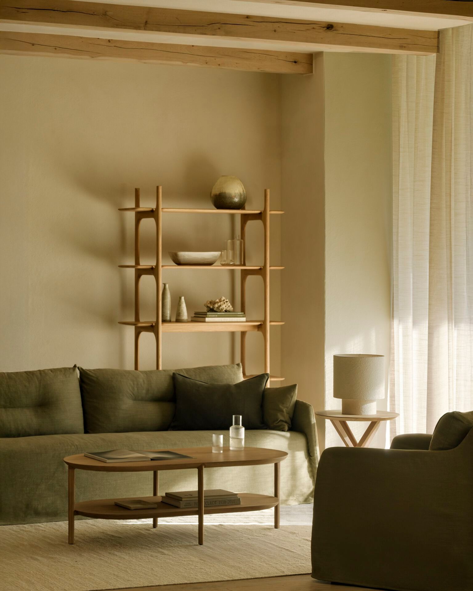 3-местный льняной диван Ethnicraft Weave ARCH-00118533 - Вид №15