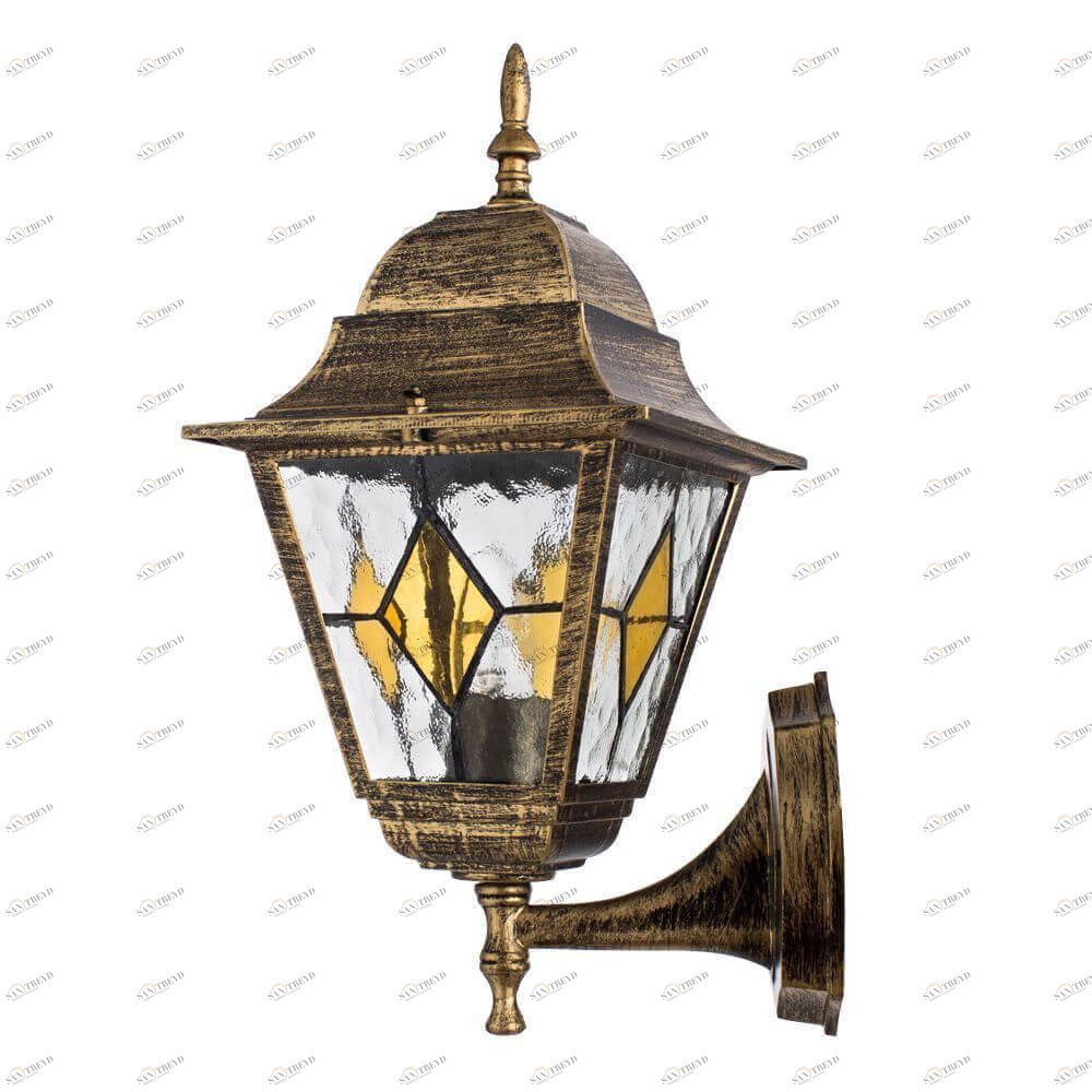 Уличный настенный светильник коричневый Arte Lamp Berlin A1011AL-1BN ARTE LAMP ПОД СТАРИНУ, ФОНАРЬ 00-3897320 Коричневый 