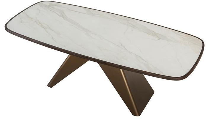 Tonin Casa Прямоугольный стол из керамогранита на стальной основе sun-id-1346642 - Вид №1