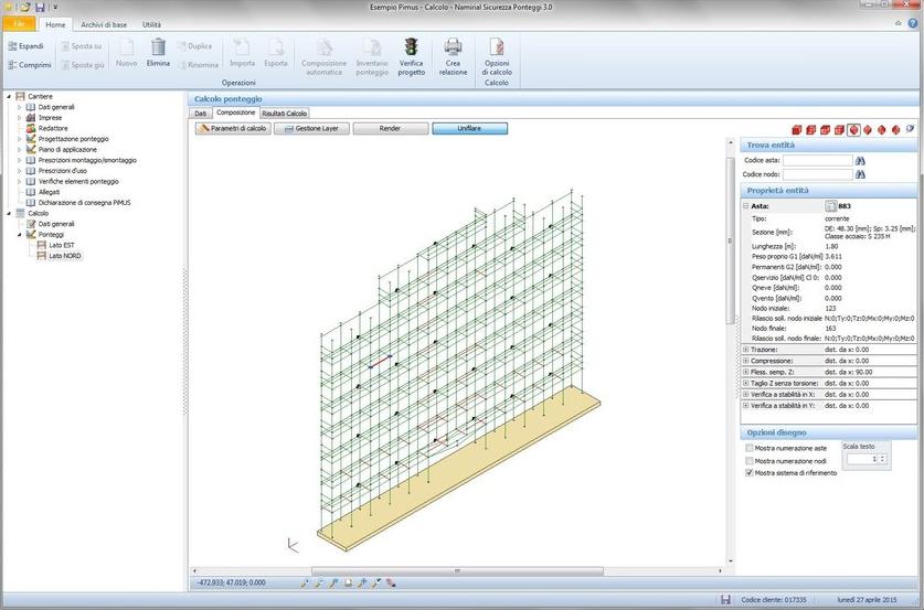 Edilizia Namirial Строительные леса и чертежный пимус (dlgs 235 03) sun-id-1377032 - Вид №5
