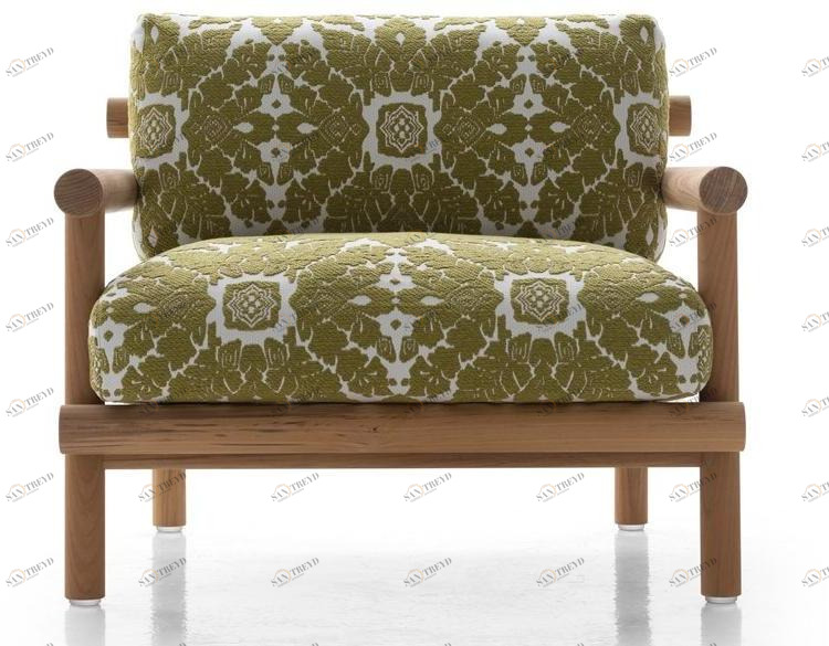 B&B Italia Outdoor Садовое кресло из ткани с подлокотниками Ayana sun-id-1441291