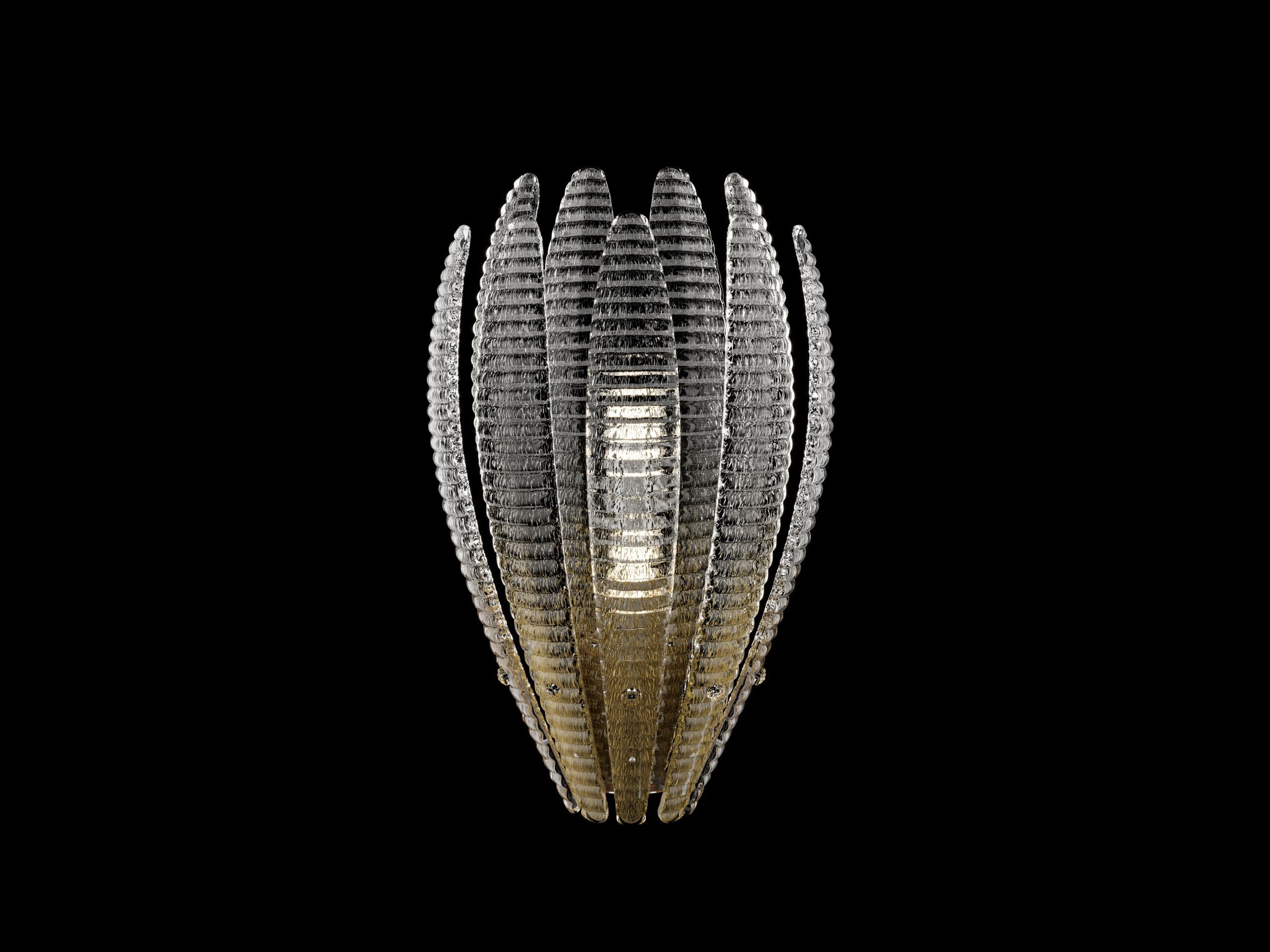 Венецианский Кристалл ручной работы настенный светильник Barovier&Toso Агава ARCH-00105844 - Вид №1