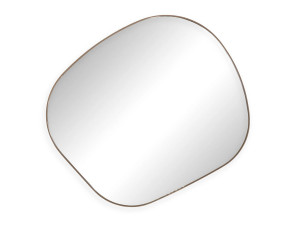 Зеркало в кожаной оправе