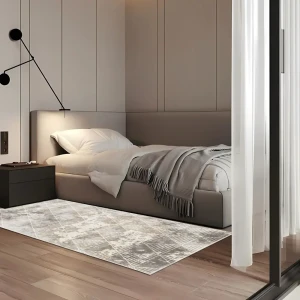 Ковер БЕЛКА Визион 100×200 см с рельефной текстурой в серо-бежевых тонах 89424629