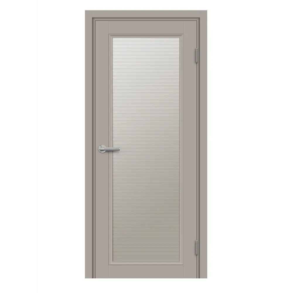 Комплект двери Лион остекленная 70x200 см HardFlex цвет тауп серый с добором 150 мм 89429619 STLM-2122634 МАРИО РИОЛИ 