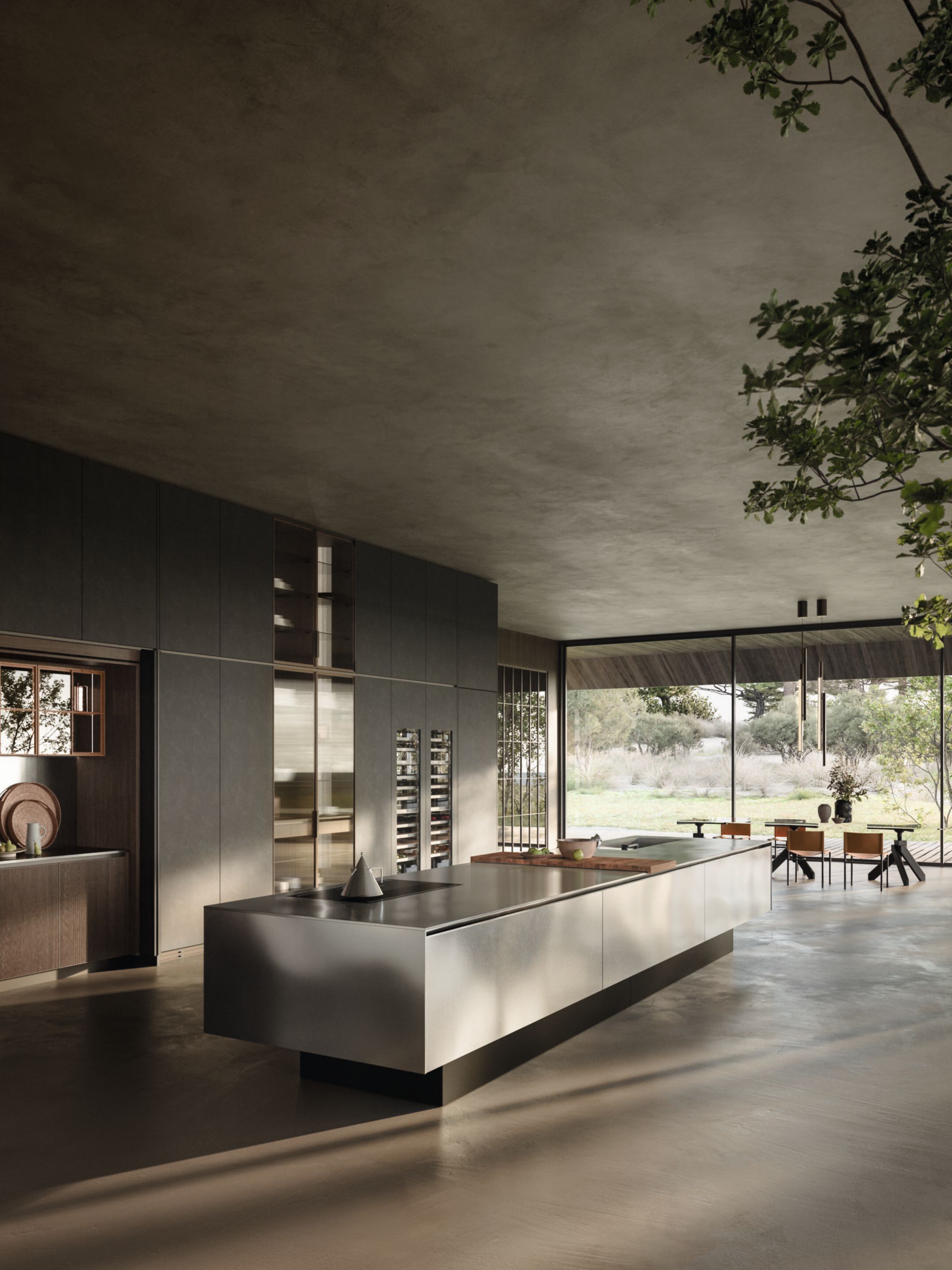 Островная кухня из нержавеющей стали Boffi NOVANTA ARCH-00008341 - Вид №2