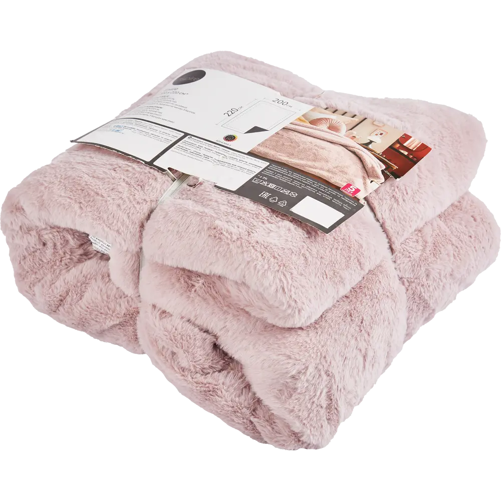 INSPIRE Плед Enalie Bohemai 5 - розовый велсофт для уюта 84882380 STLM-0056962 - Вид №2