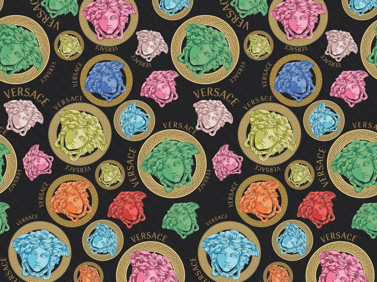 Облицовка керамогранита для интерьера Versace Ceramics MANIFESTO MEDUSA ARCH-00011663