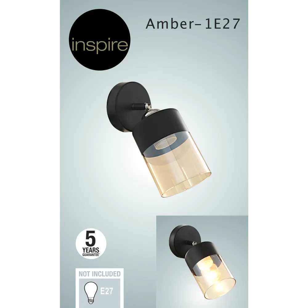 INSPIRE Amber — настенный светильник с янтарными плафонами 85113384 STLM-0058961 - Вид №5