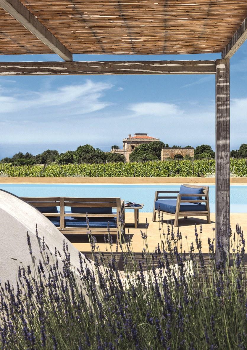 Ethimo 3-х местный тканевый садовый диван Costes Codi0100 - Вид №6