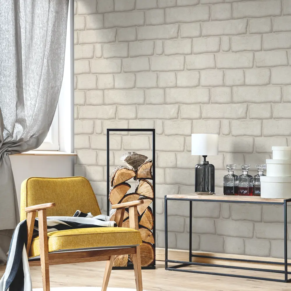 Обои виниловые Аспект Ру Бруклин серые 1.06 м 70312-22 STLM-2060126 - Вид №3