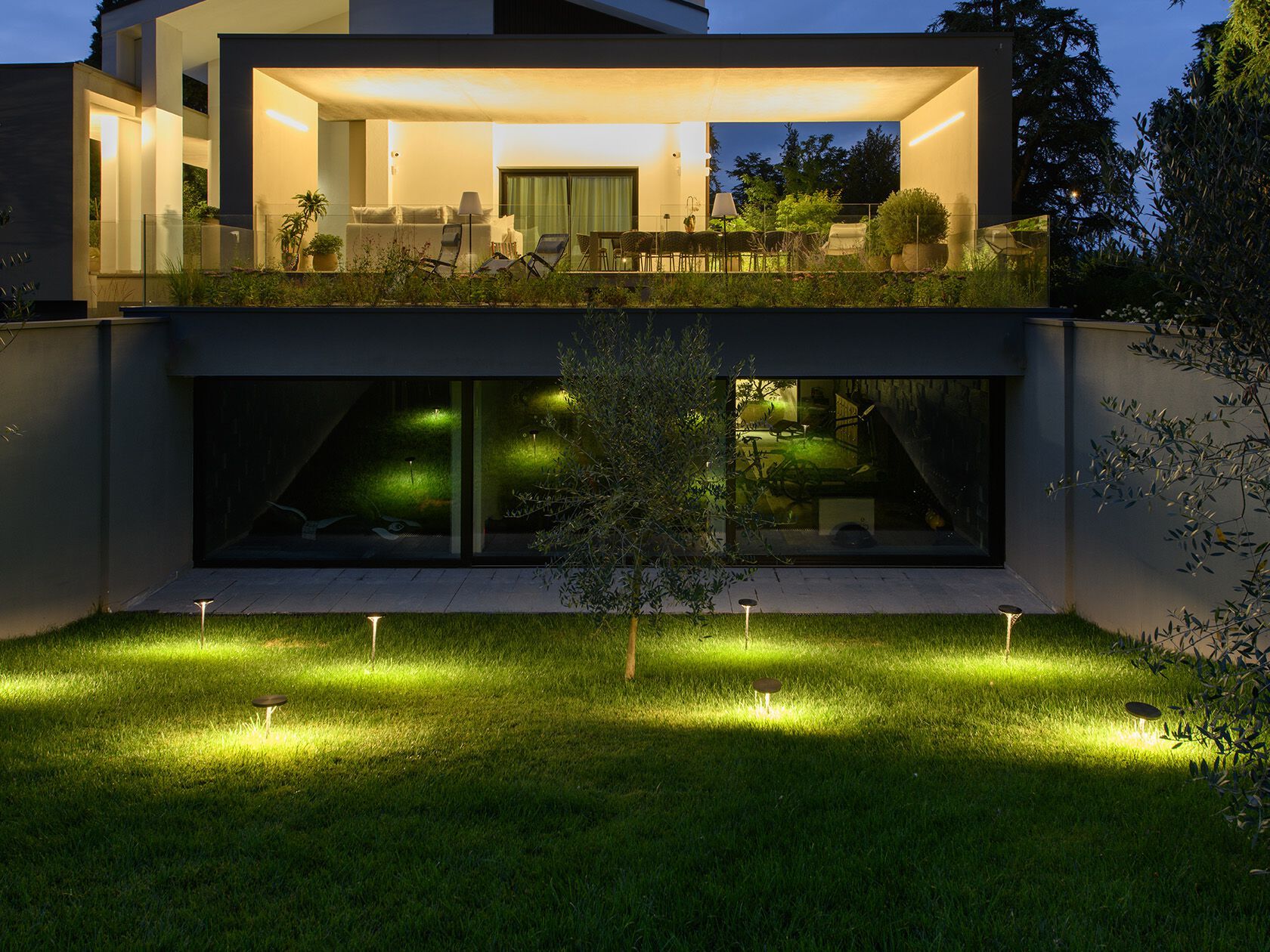 Утопленный стеклянный светодиодный наружный прожектор [LND] общие ARCH-00146596 - Вид №1