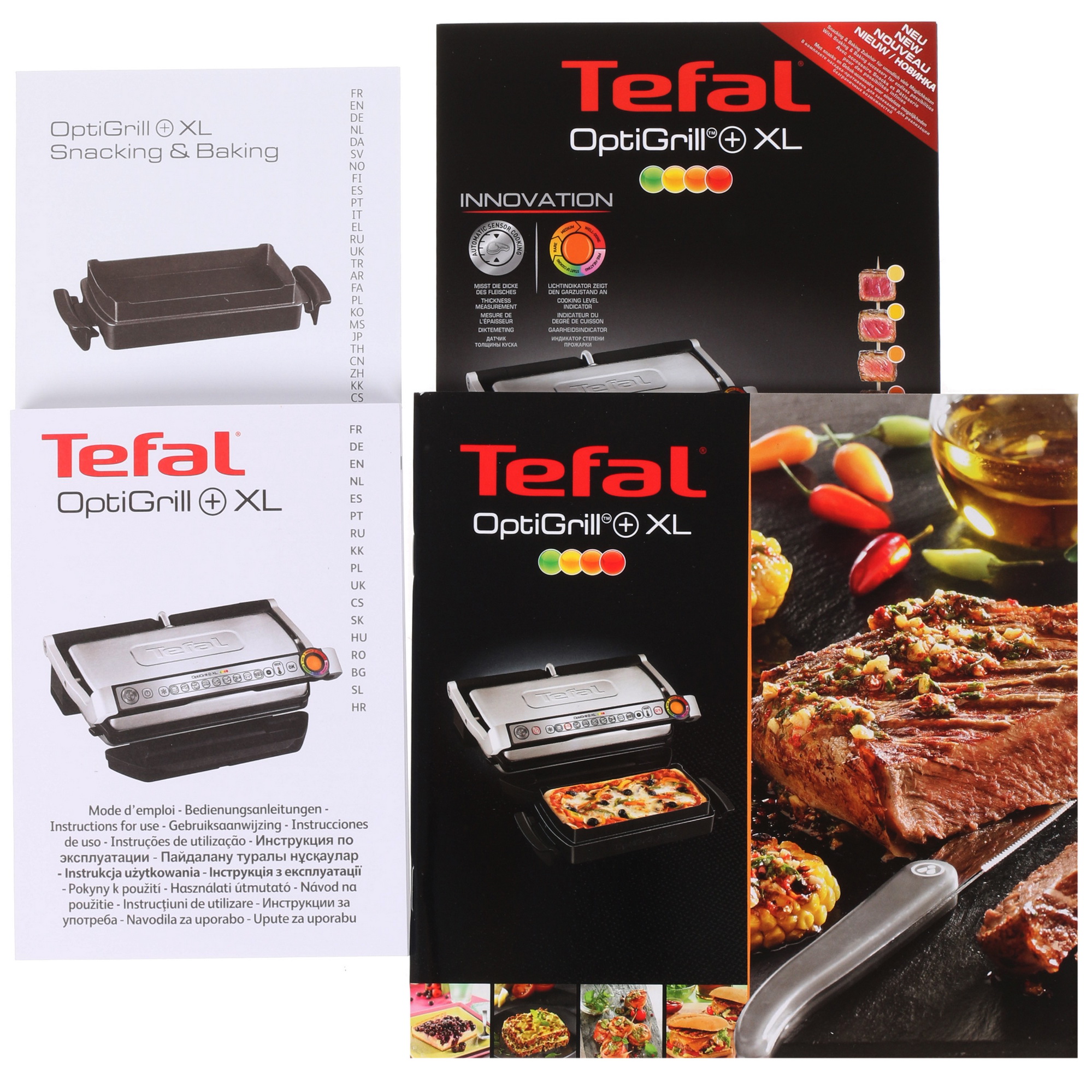 1662191 Гриль Tefal Optigrill+ XL GC724D12 серебристый STDN-0138828 - Вид №7