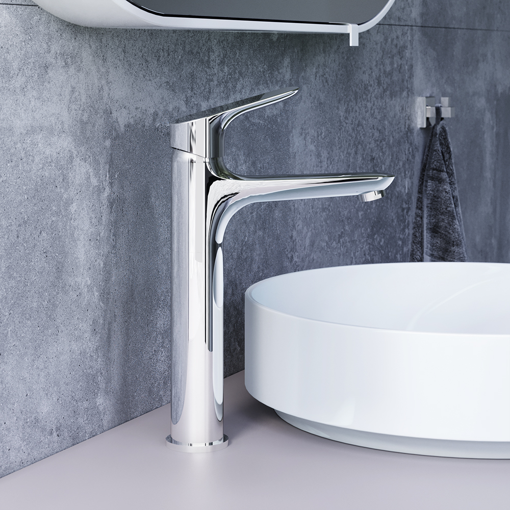 770250000 смеситель для умывальника высокий Damixa Origin Bit  - Вид №1