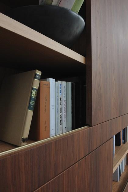 Morelato Модульный книжный шкаф из вишни и ореха  Art. fs3510599  - Вид №1