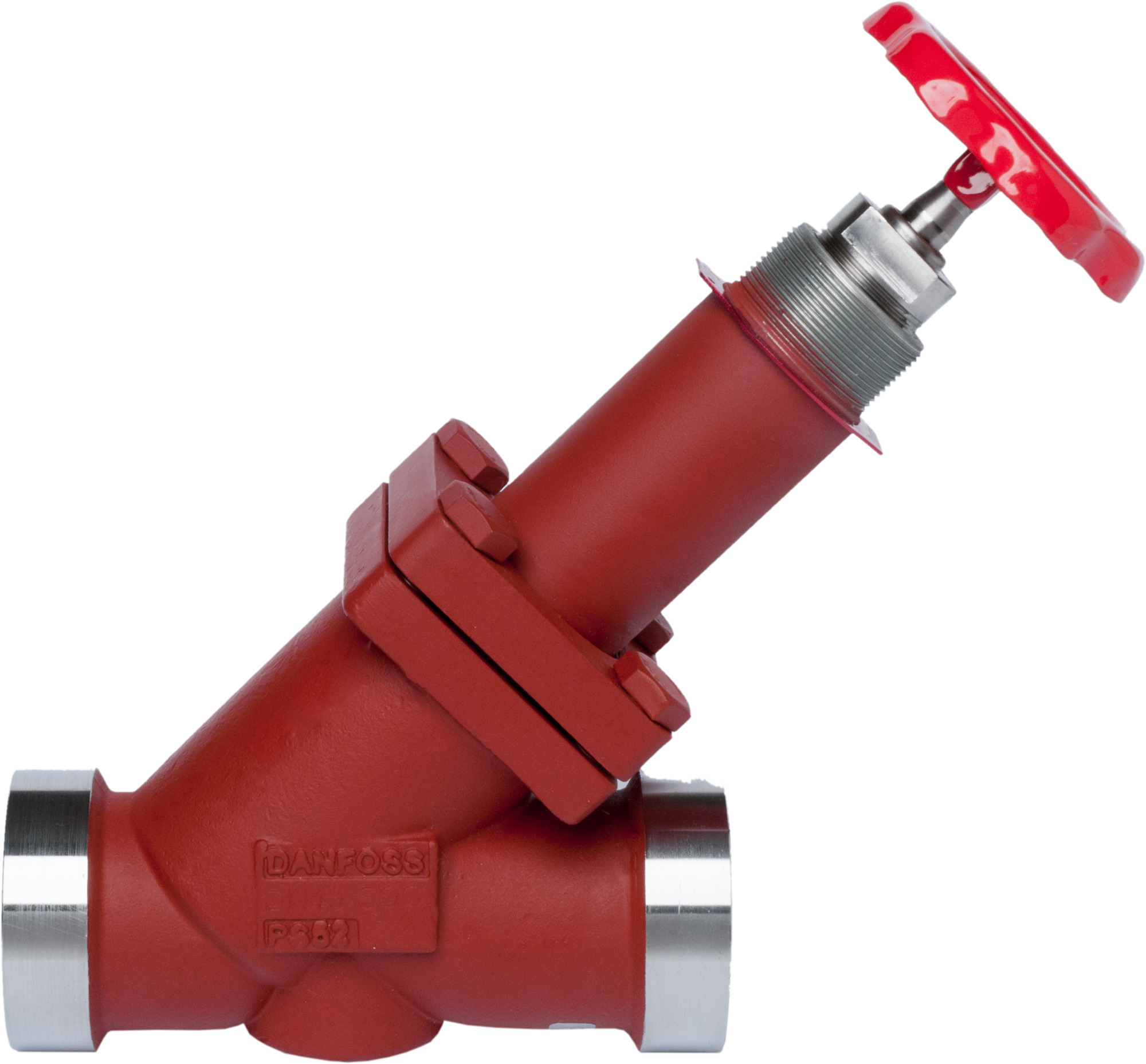 Danfoss SVA-L — запорные клапаны с удлиненным штоком SVA-L 20 D ANG H-WHEEL Запорный клапан 148B5340  - Вид №1