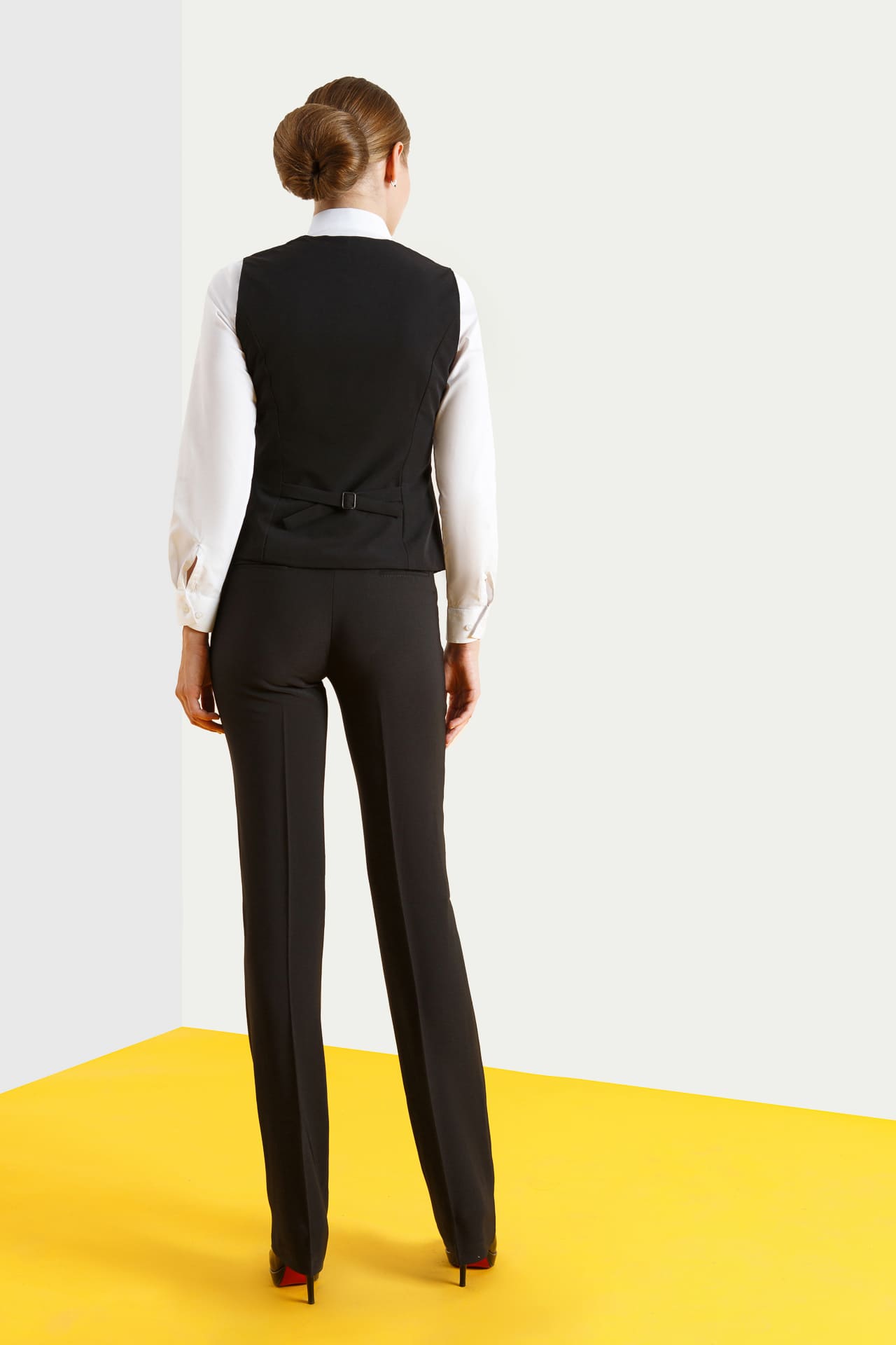 62875 Жилет  женский BLACK El-Risto  Одежда для официантов  размер 50  - Вид №5