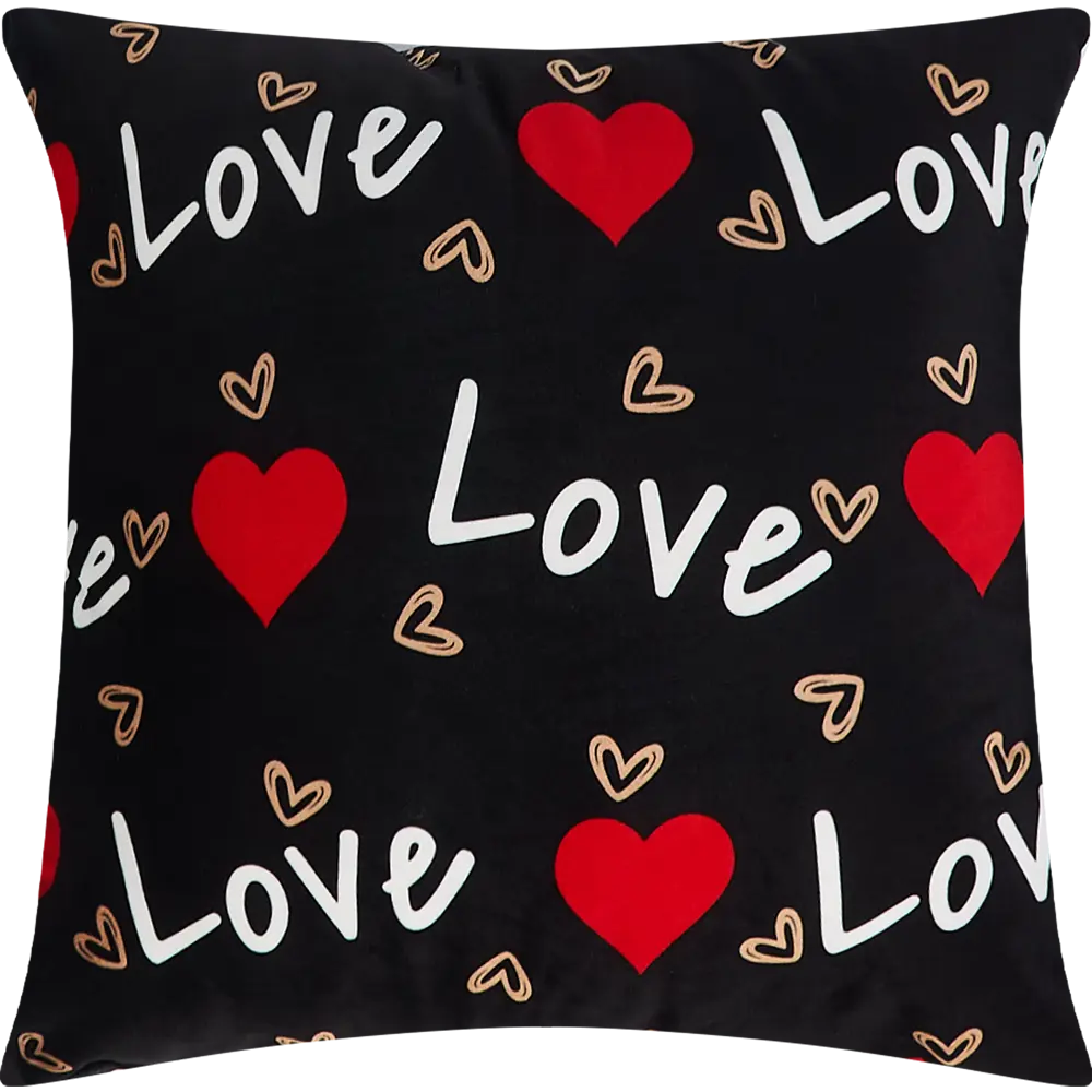 Подушка Sweet 40х40 см цвет черно-белый SEASONS STLM-2086850