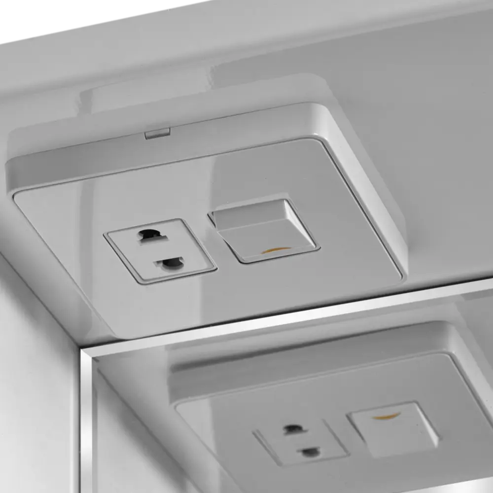 Шкаф для ванной зеркальный подвесной Vigo Венто 60x70 см цвет белый STLM-2112640 - Вид №3