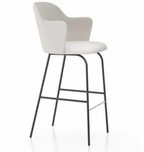Viccarbe Высокий табурет с подлокотниками с подставкой для ног Aleta