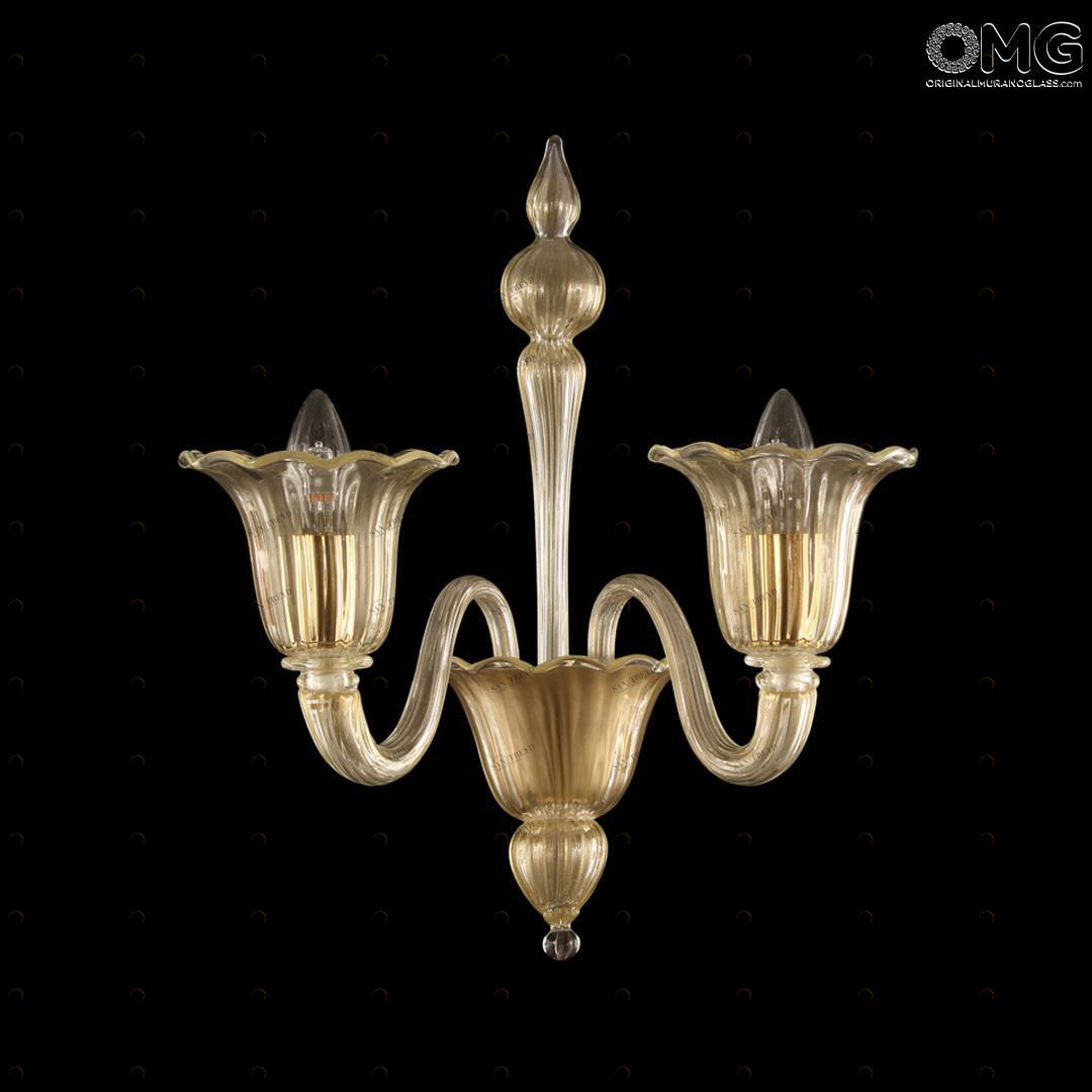 3659 ORIGINALMURANOGLASS Светильник Бра Акватик - муранское стекло OMG  см 