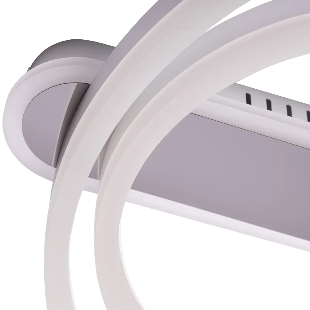 Люстра потолочная светодиодная диммируемая Ritter Eclipse 52086 7 с д/у 96 Вт 24 м² 2700К-6500К цвет белый/хром STLM-2093908 - Вид №6