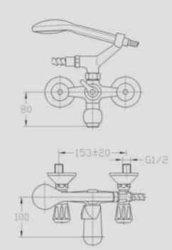 141-0061-01 Смеситель Mofem Metallica Santreyd - Вид №1