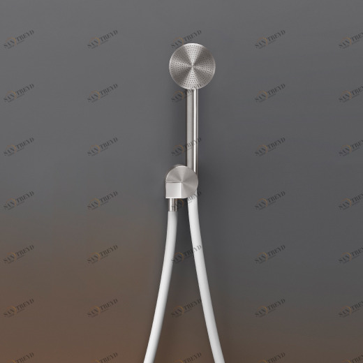 Круглый ручной душ диаметр 65 мм с кронштейном и подключение воды  DET70Y CEADESIGN 
