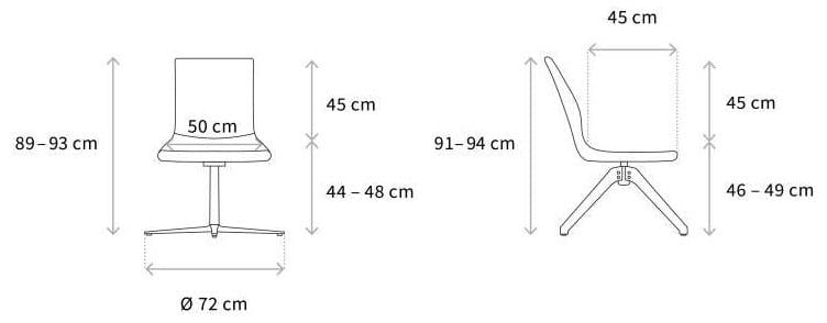 Спицевое вращающееся кресло Wagner W-Cube ARCH-00100363 - Вид №6