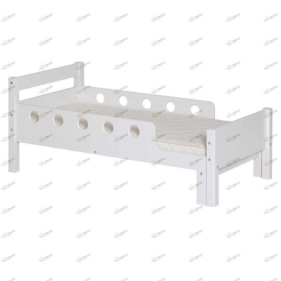 Кровать Flexa White Junior подростковая, белая 801790240