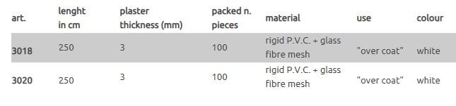 Профиль защитного выступа EDILFERRO TRAVEST ART. 3018 - 3020 ARCH-00005352 - Вид №3