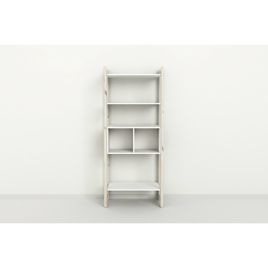 Гарнитур Maxi A, 1 полка и 1 книжный шкаф, белый, искусственно состаренный Flexa 812650490 - Вид №1