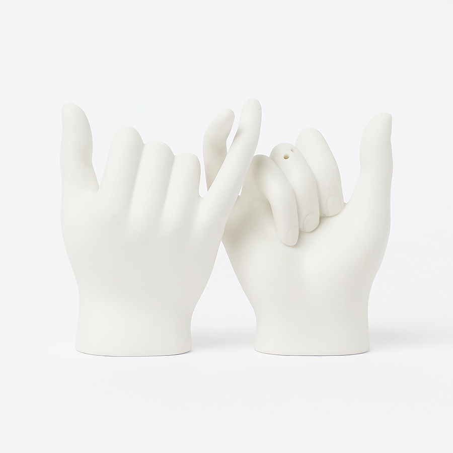 DYPINSWSH Набор из солонки и перечницы pinky swear Doiy 