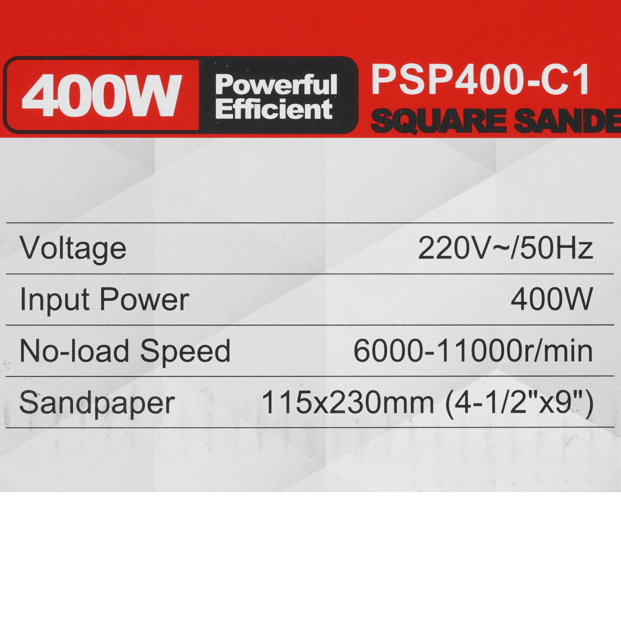Виброшлифовальная машина PIT PSP400-C1 9089159 STDN-0011522 - Вид №7
