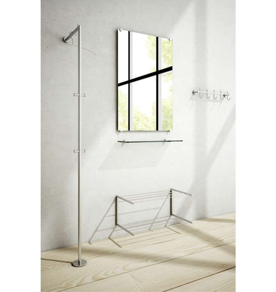 FROST Обувная полка 1, 60см » полированная. Нержавеющая сталь Полированный O1929  - Вид №4