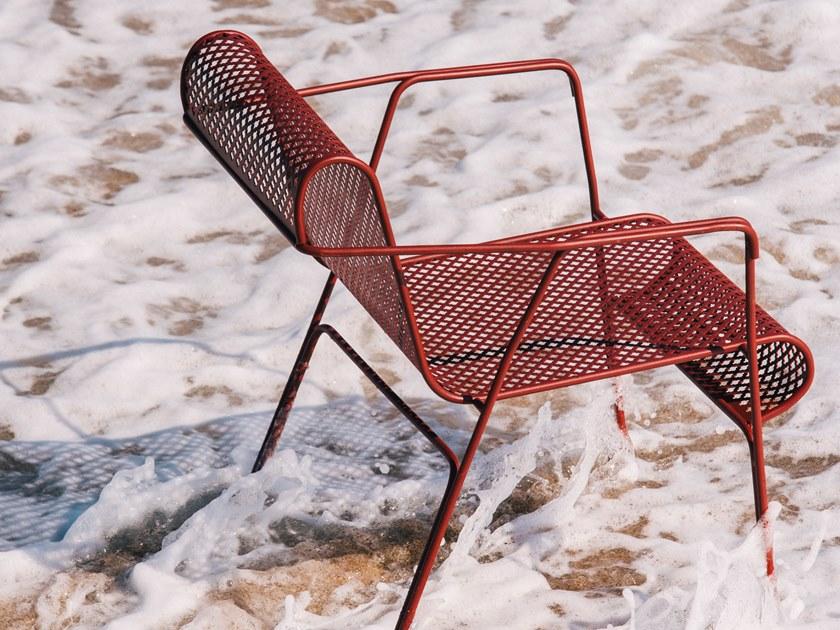 calma Садовый стул из стали с подлокотниками Trebol sun-id-1457363 - Вид №4