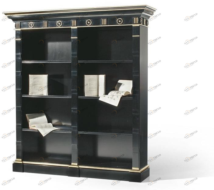 OAK Открытый лакированный деревянный стеллаж Galleria sun-id-1445954