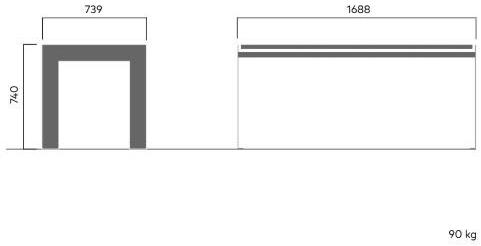 VESTRE Стол для общественных мест из стали и дерева Vroom sun-id-1415752 - Вид №17