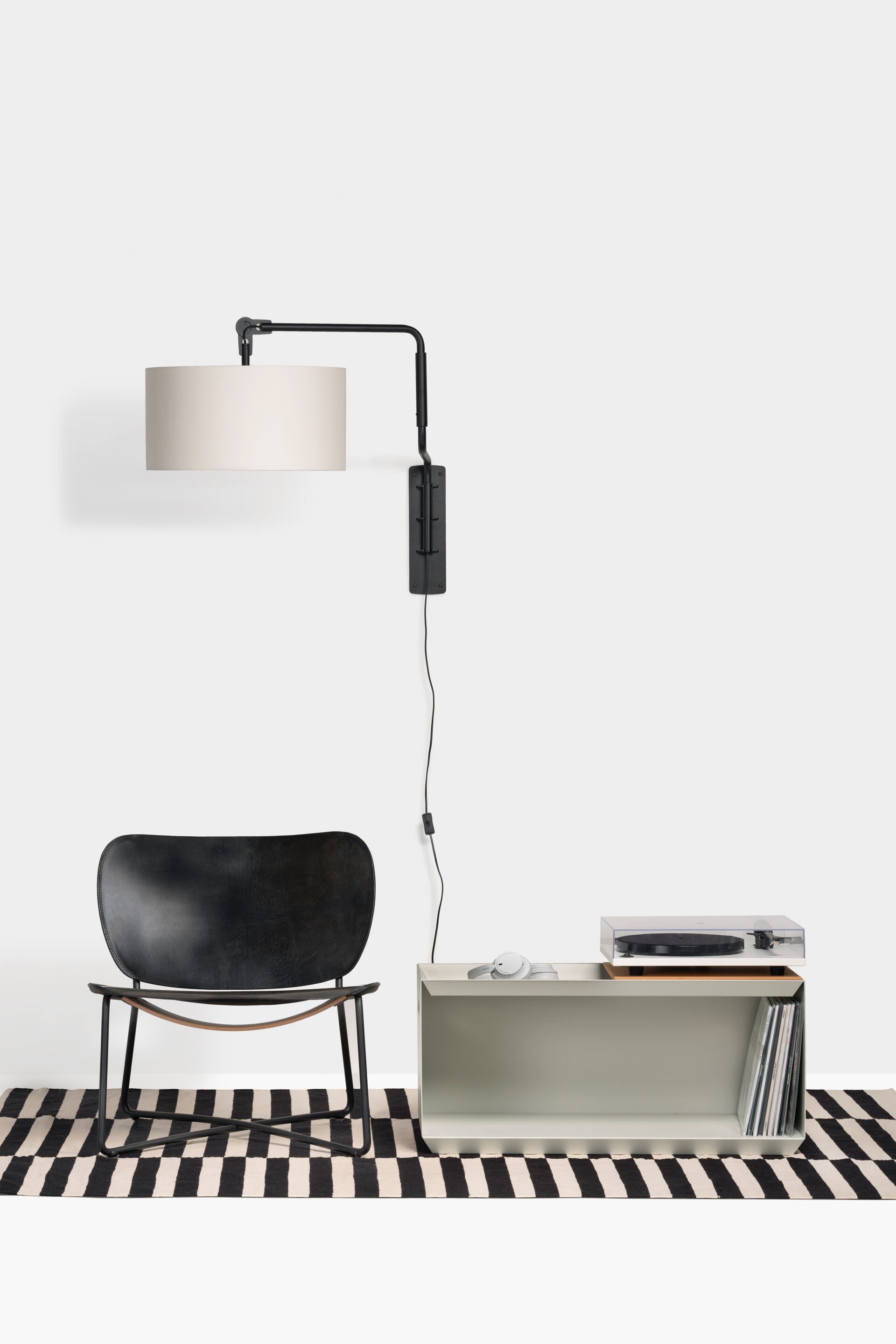 Настенный светильник из стали и ткани с гибкой рукояткой FUNCTIONALS SWIVEL ARCH-00039568 - Вид №33