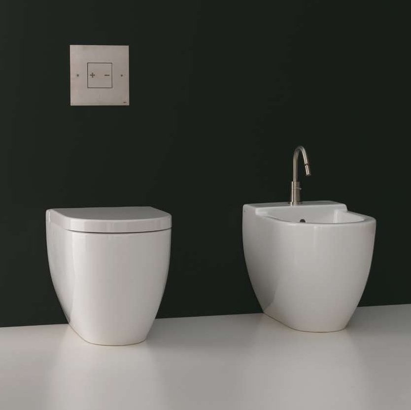 41986 Приставной унитаз напольный Белый  Evolution Италия Santreyd - Вид №2