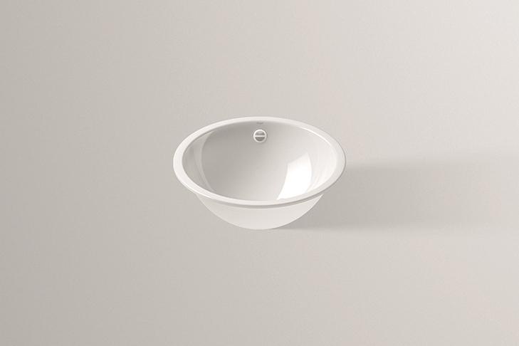 2002000401 Встраиваемая раковина, eb.k450, белая, противомикробное Alape серия K 