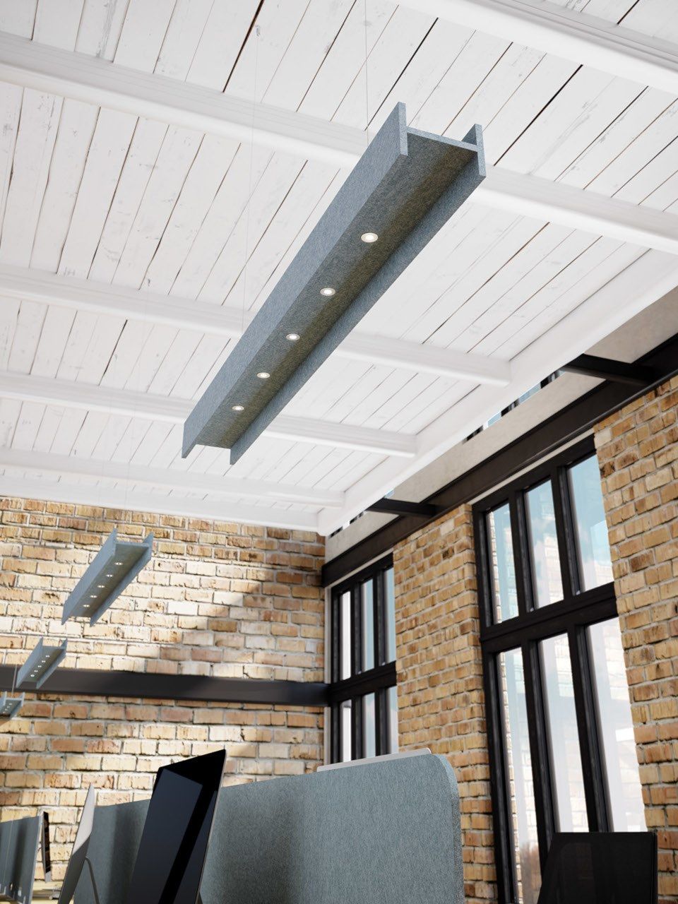 Рециркулированный Pet акустический подвесной светильник Manade войлок ARCH-00128683 - Вид №1