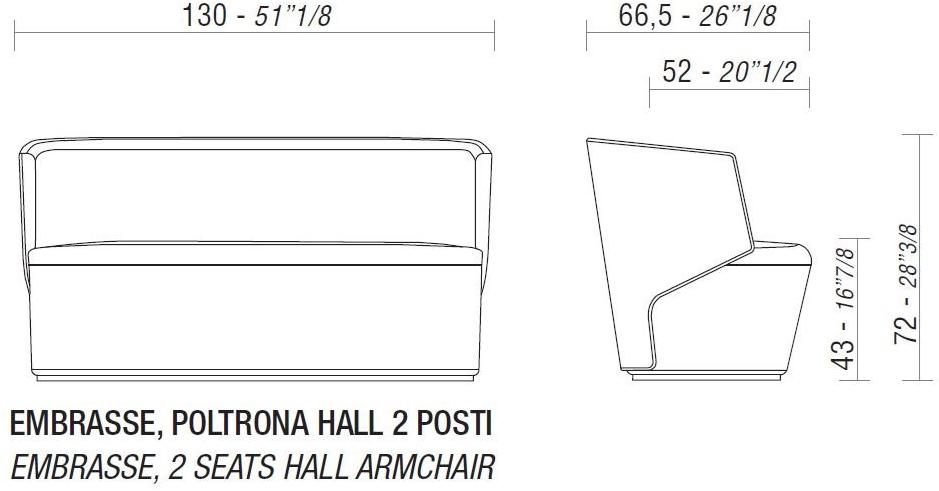 ESTEL GROUP 2-местный тканевый диван Embrasse sun-id-1489421 - Вид №5