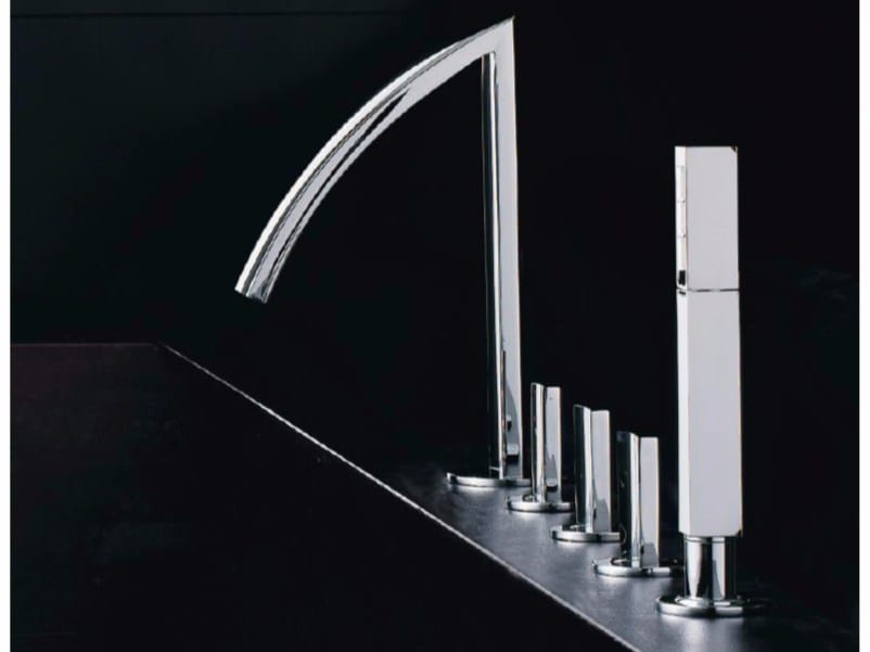 Набор для ванны с 5 отверстиями и ручным душем Zazzeri ARCH-00059183