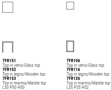 Marelli Квадратный мраморный журнальный столик Frame sun-id-1509040 - Вид №3