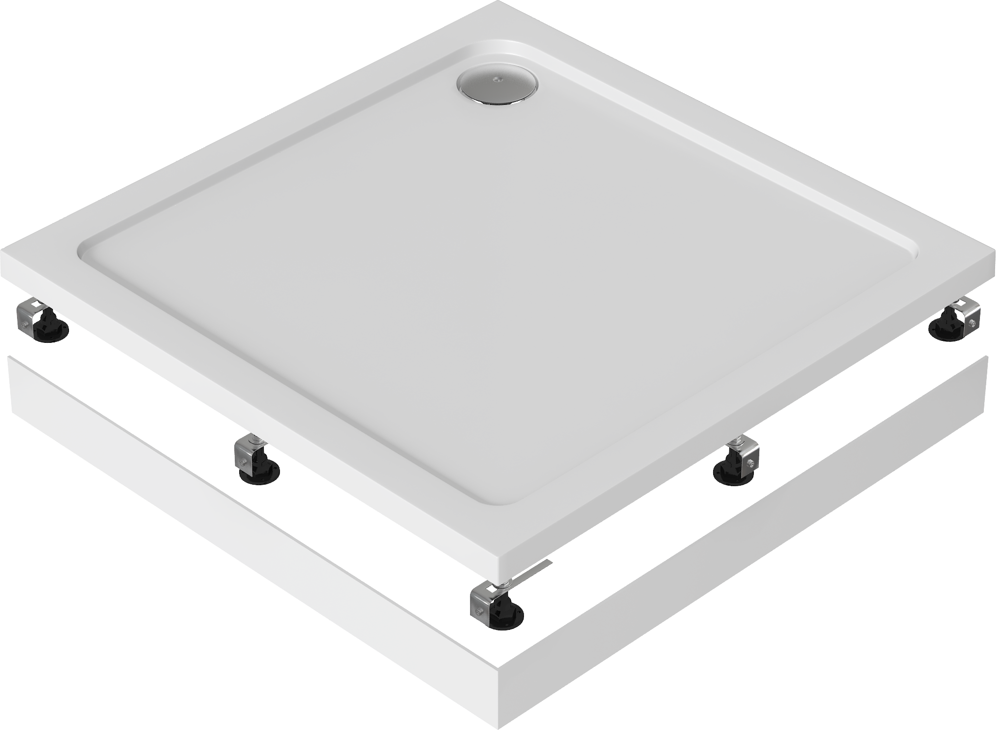 83791747 Душевая панель акрил 100x100 см Slim STLM-0044540 SENSEA