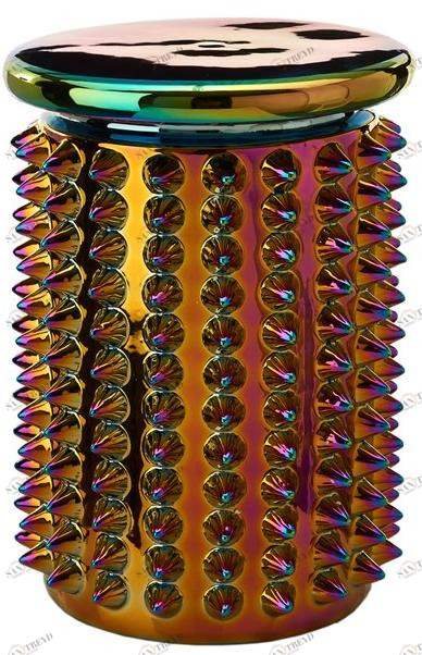 Pols Potten Низкий табурет из глазурованного керамогранита Oily 240-030-015 